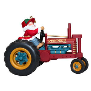 1994 HALLMARK Keepsake MAKIN TRACTOR TRACKS Here Comes Santa